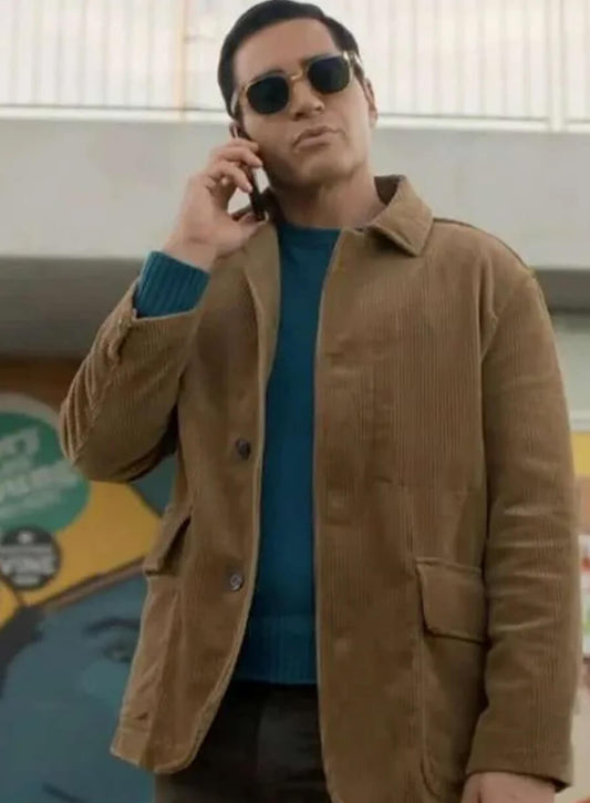 Ramón Rodríguez Will Trent S03 Brown Jacket