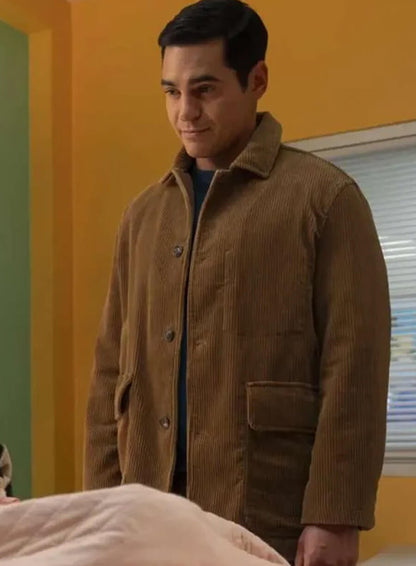 Ramón Rodríguez Will Trent S03 Brown Jacket