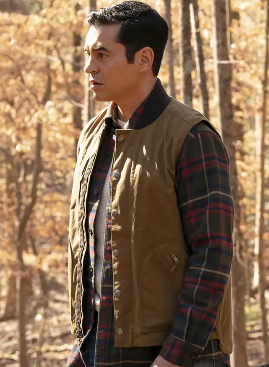 Ramón Rodríguez Will Trent S03 Brown Vest