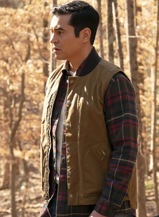Ramón Rodríguez Will Trent S03 Brown Vest