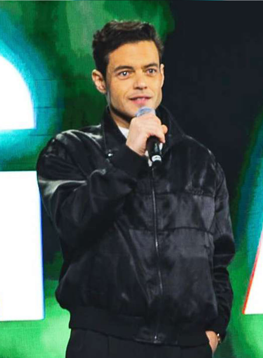  Rami Malek The Amateur 2025 Black Jacket