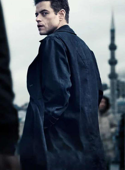 Rami Malek The Amateur 2025 Trench Coat