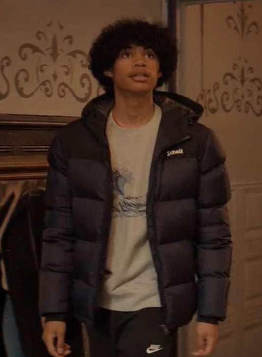 Raoul Lupin Black Puffer Jacket