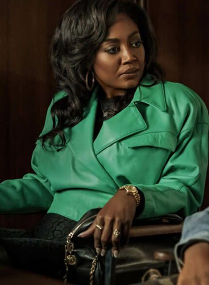 Raquel Thomas Power Book III: Raising Kanan Green Jacket
