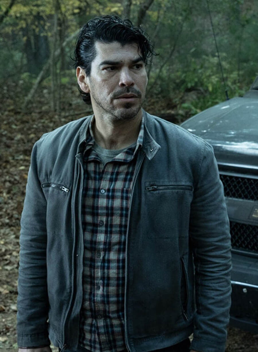 Raul Castillo The Walking Dead: Dead City S03 Suede Jacket