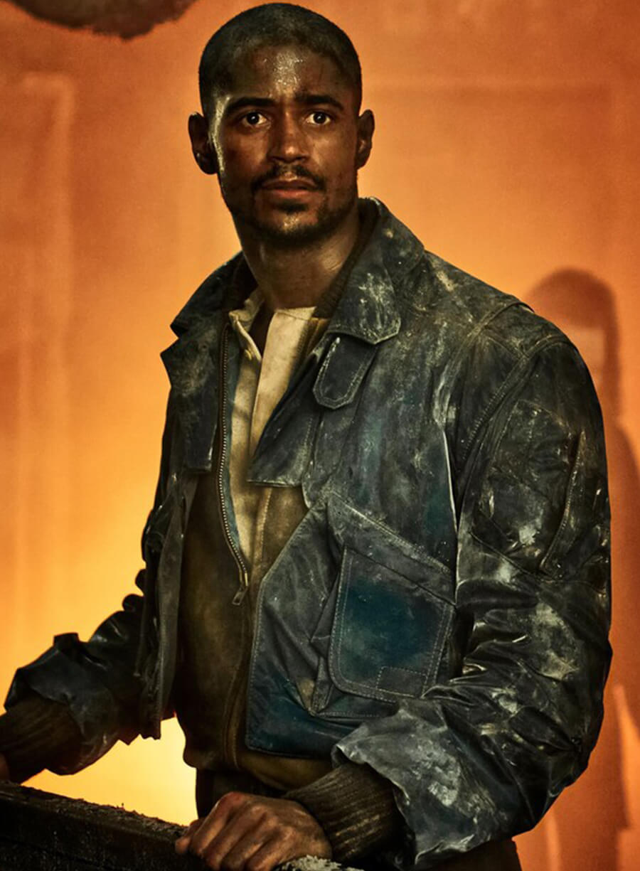 Raych Seldon Foundation Blue Leather Jacket