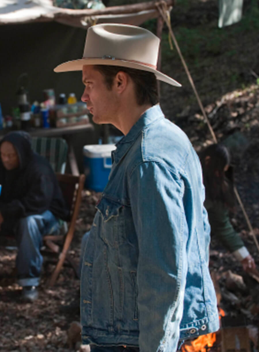 Raylan Givens Justified Blue Denim Jacket