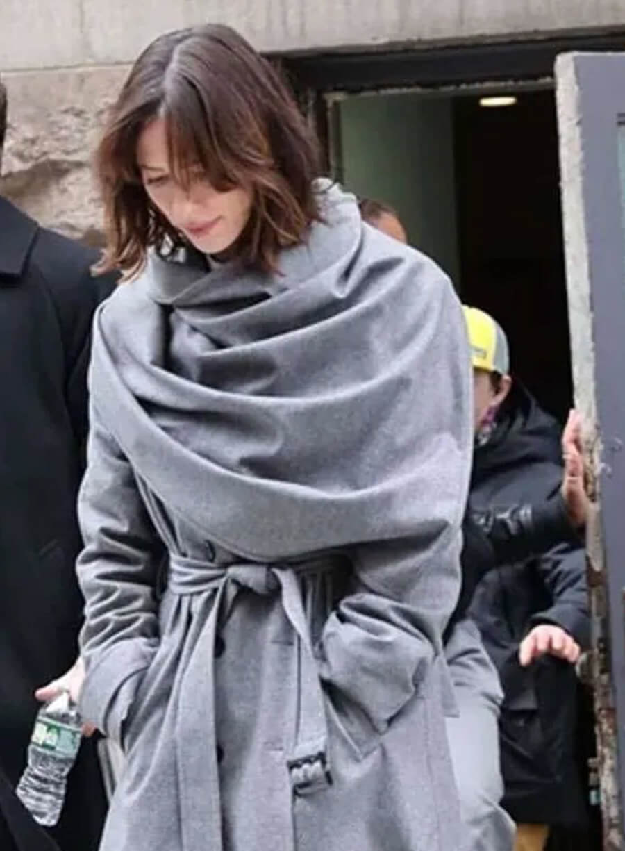 Rebecca Hall The Beauty 2026 Grey Coat