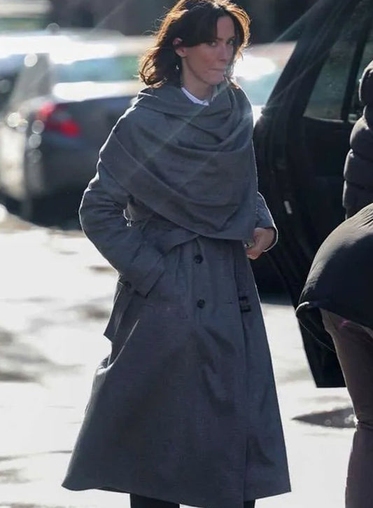 Rebecca Hall The Beauty 2026 Grey Coat