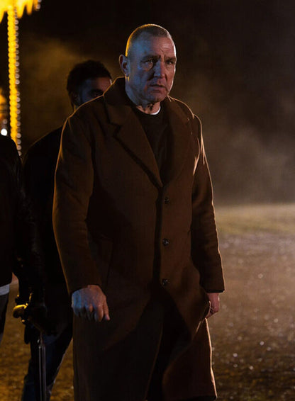 Reckless 2026 Vinnie Jones Brown Wool Coat