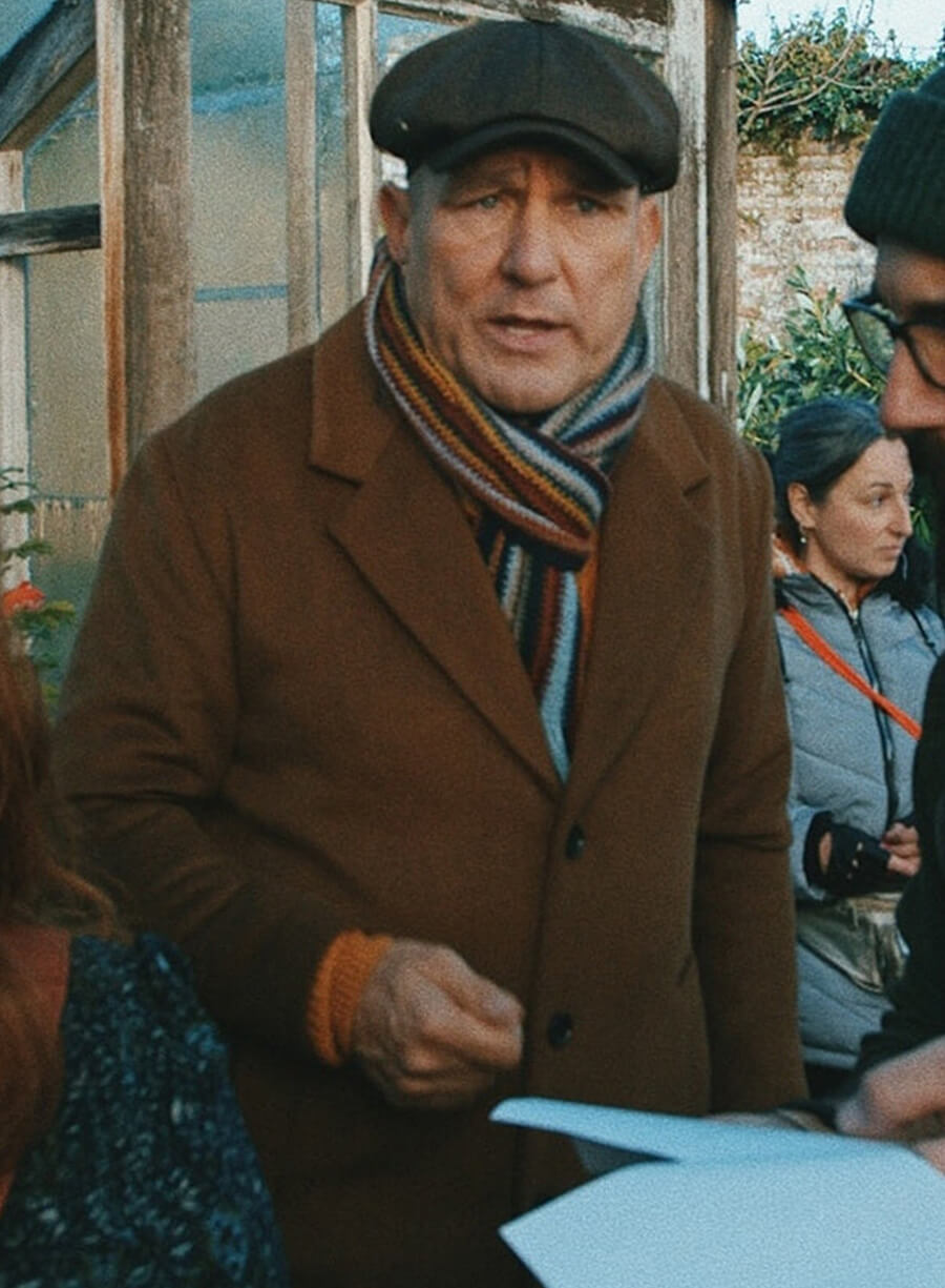 Reckless 2026 Vinnie Jones Brown Wool Coat