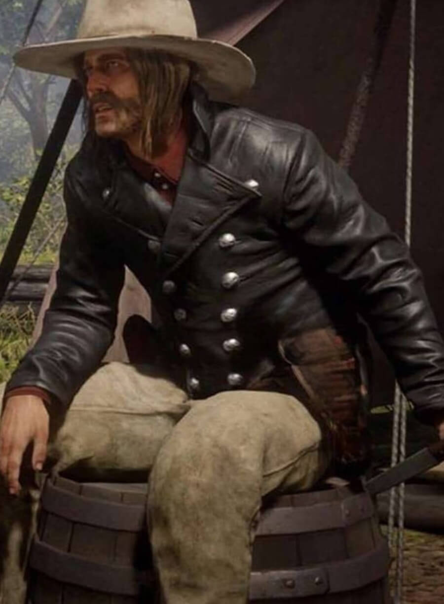 Red Dead Redemption 2 Micah Bell Leather Tailcoat