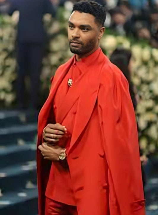 Regé-Jean Page Meta Gala 2025 Red Coat