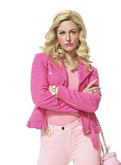 Regina George Mean Girls 2024 Pink Biker Jacket
