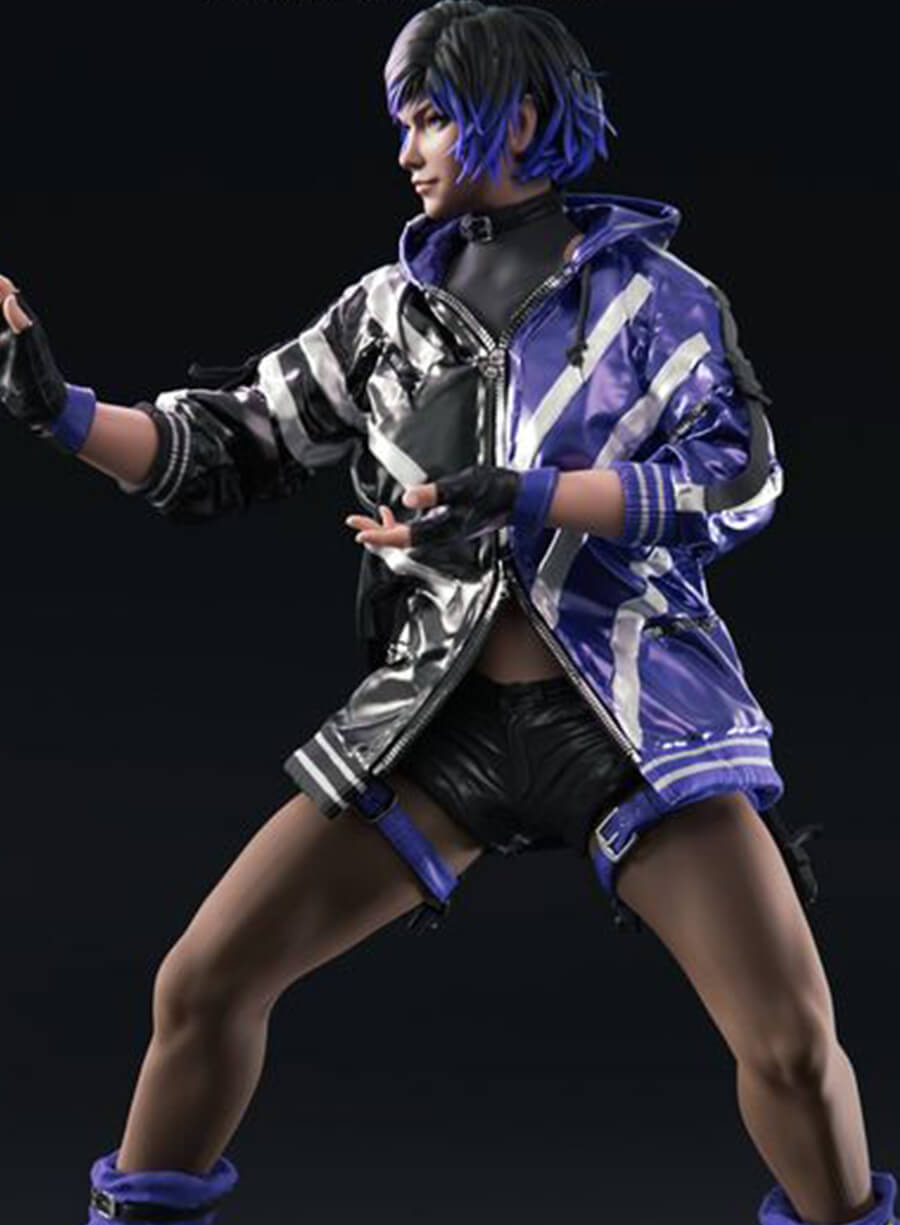 Reina Mishima Tekken 8 Purple Jacket