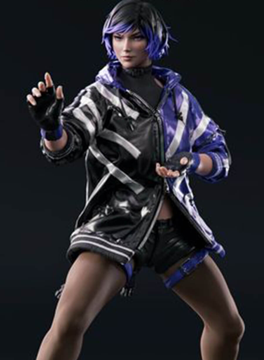 Reina Mishima Tekken 8 Purple Jacket