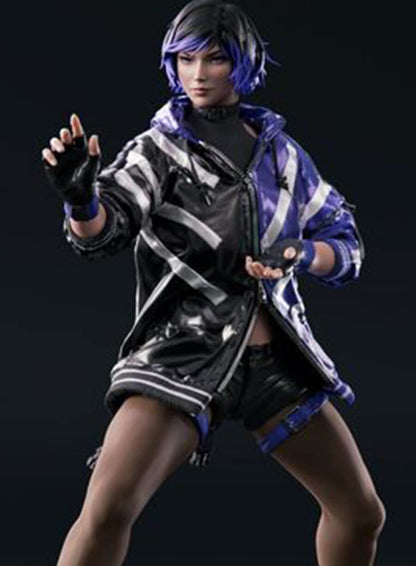 Reina Mishima Tekken 8 Purple Jacket