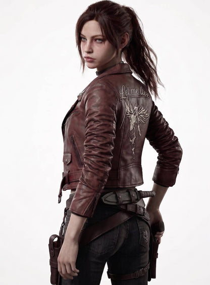 Resident Evil Code Veronica Claire Redfield Leather jacket