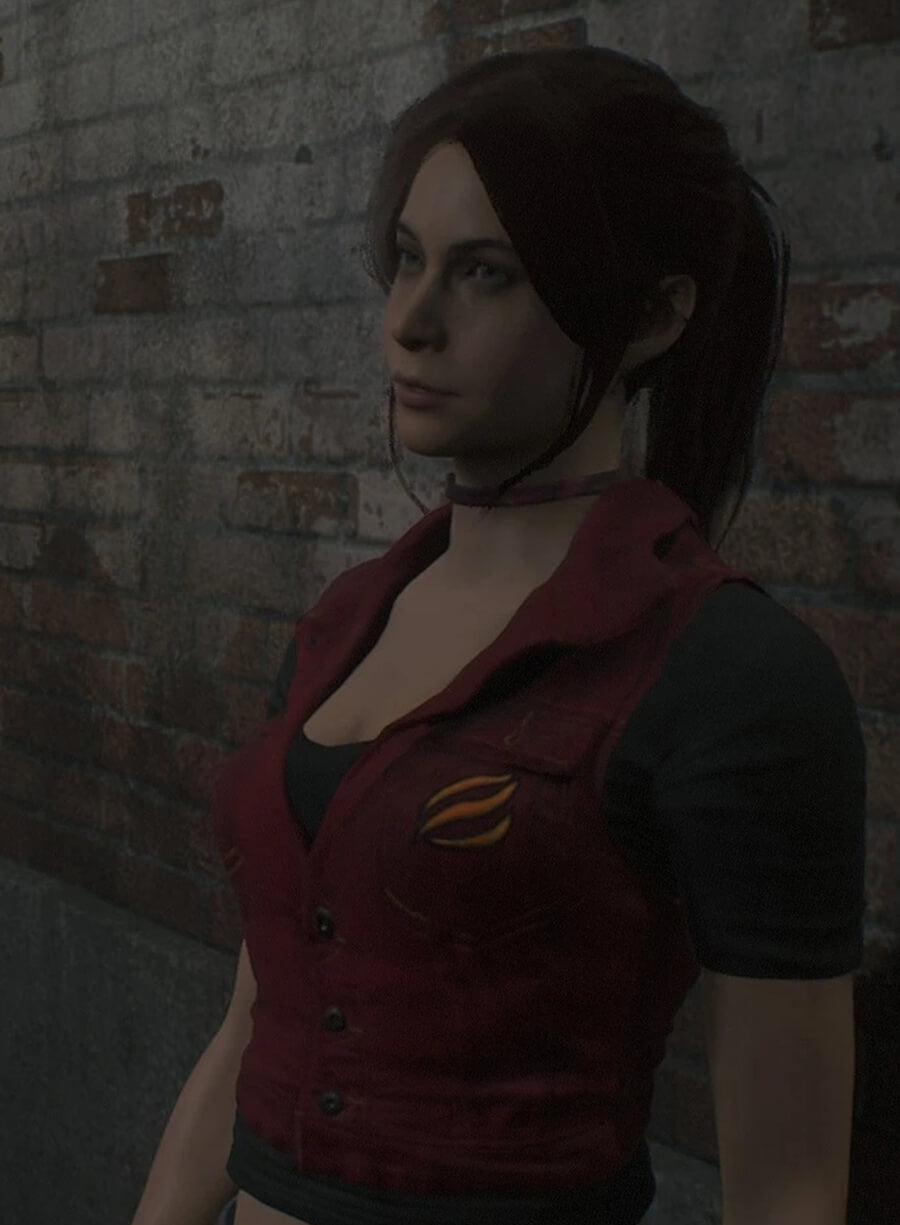 Resident Evil Code Veronica Claire Redfield Red Vest