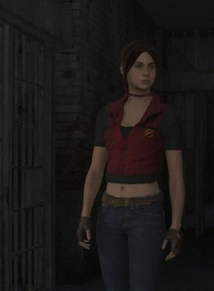Resident Evil Code Veronica Claire Redfield Red Vest
