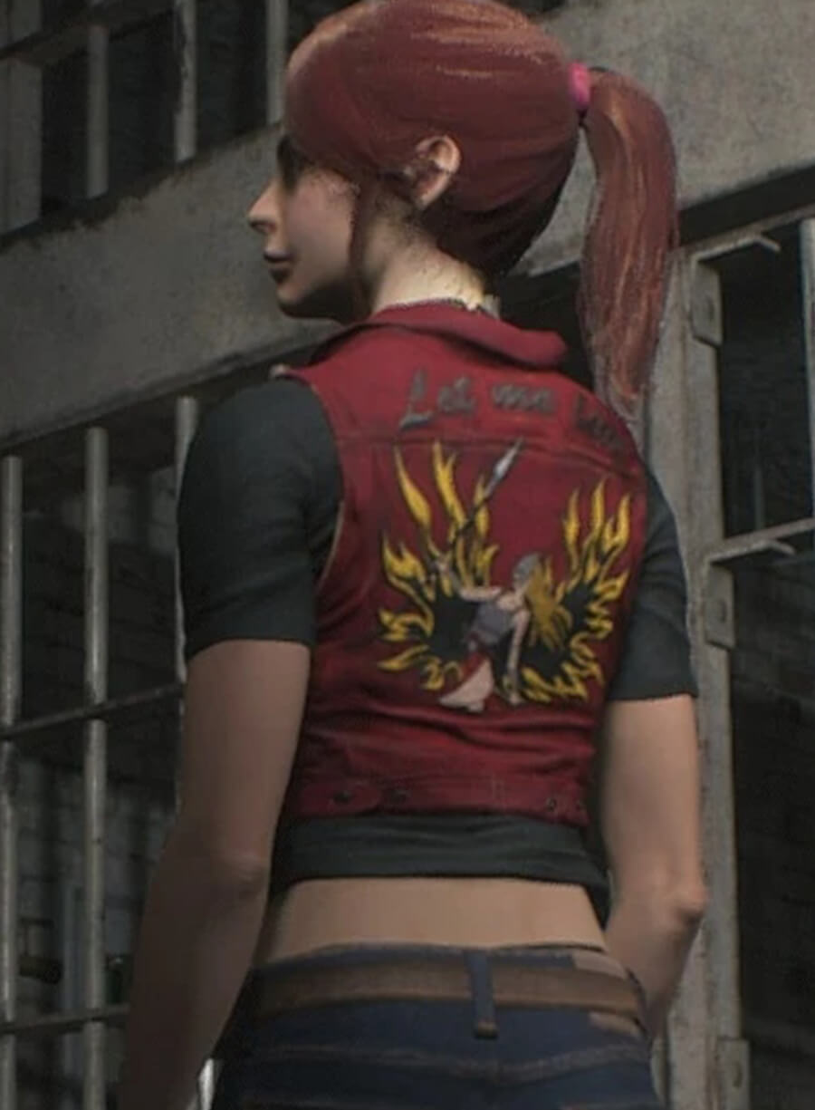 Resident Evil Code Veronica Claire Redfield Red Vest