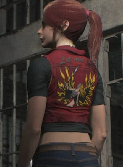 Resident Evil Code Veronica Claire Redfield Red Vest