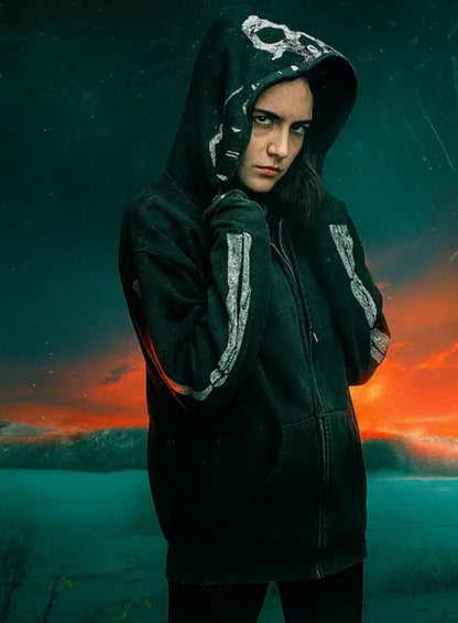 Revival 2025 Romy Weltman Black Angel Hoodie
