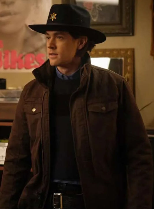 Riverdale S06 Percival Pickens Brown Jacket