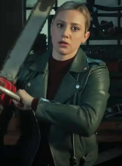 Riverdale Season 5 Betty Cooper Green Biker Leather Jacket