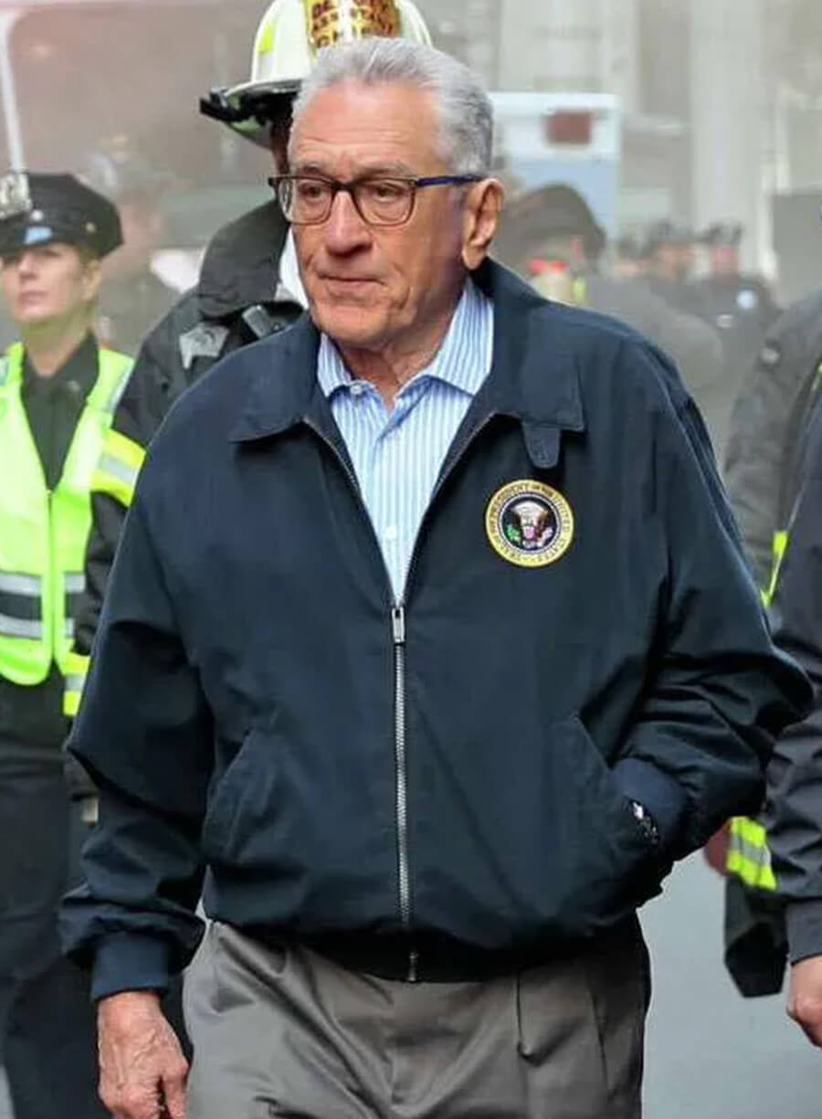 Robert De Niro Zero Day 2025 Blue Jacket