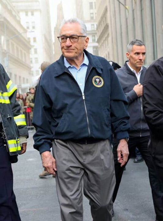Robert De Niro Zero Day 2025 Blue Jacket