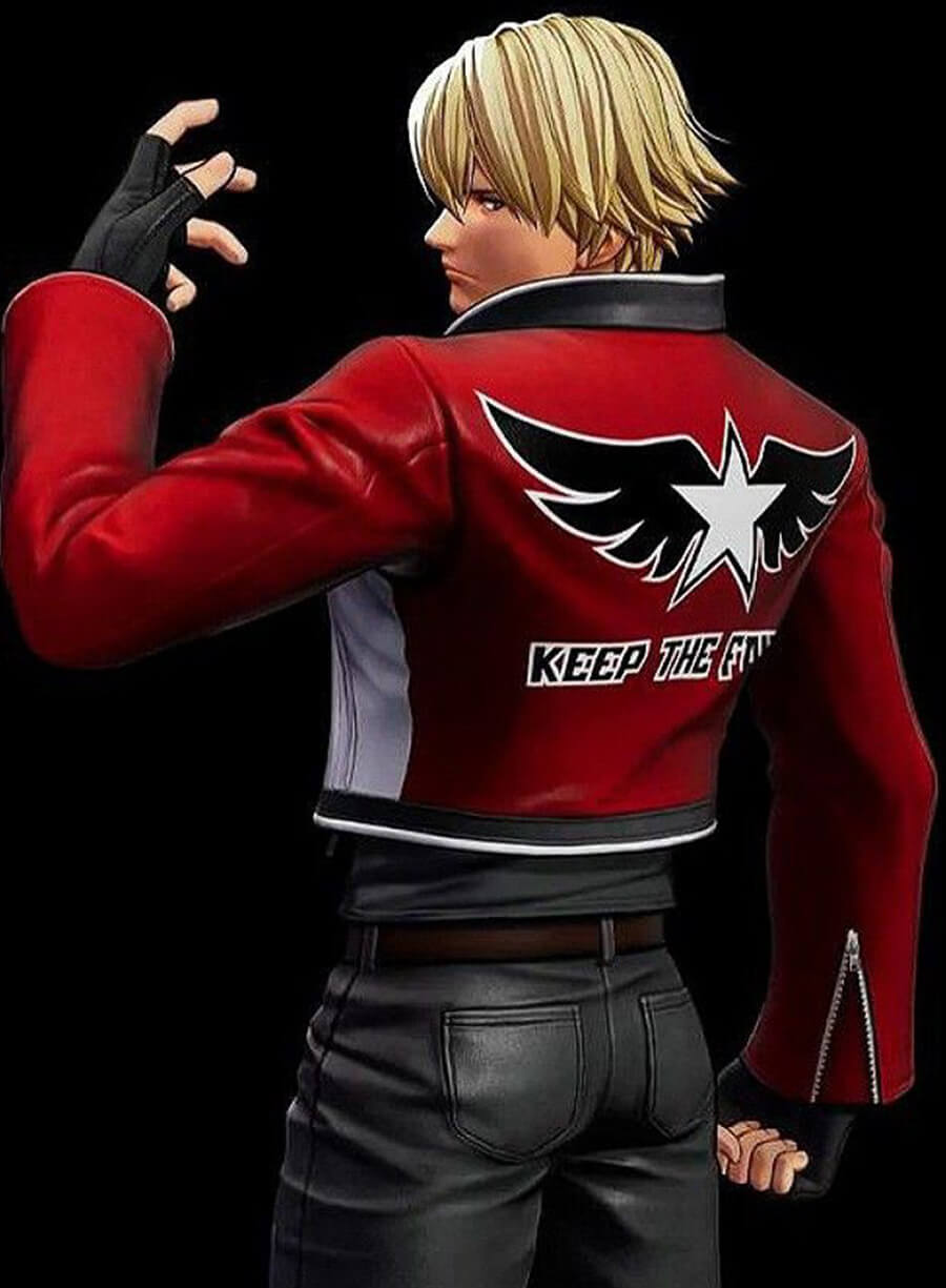 Rock Howard Garou: Mark of the Wolves Leather Jacket