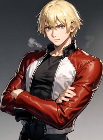 Rock Howard Garou: Mark of the Wolves Leather Jacket