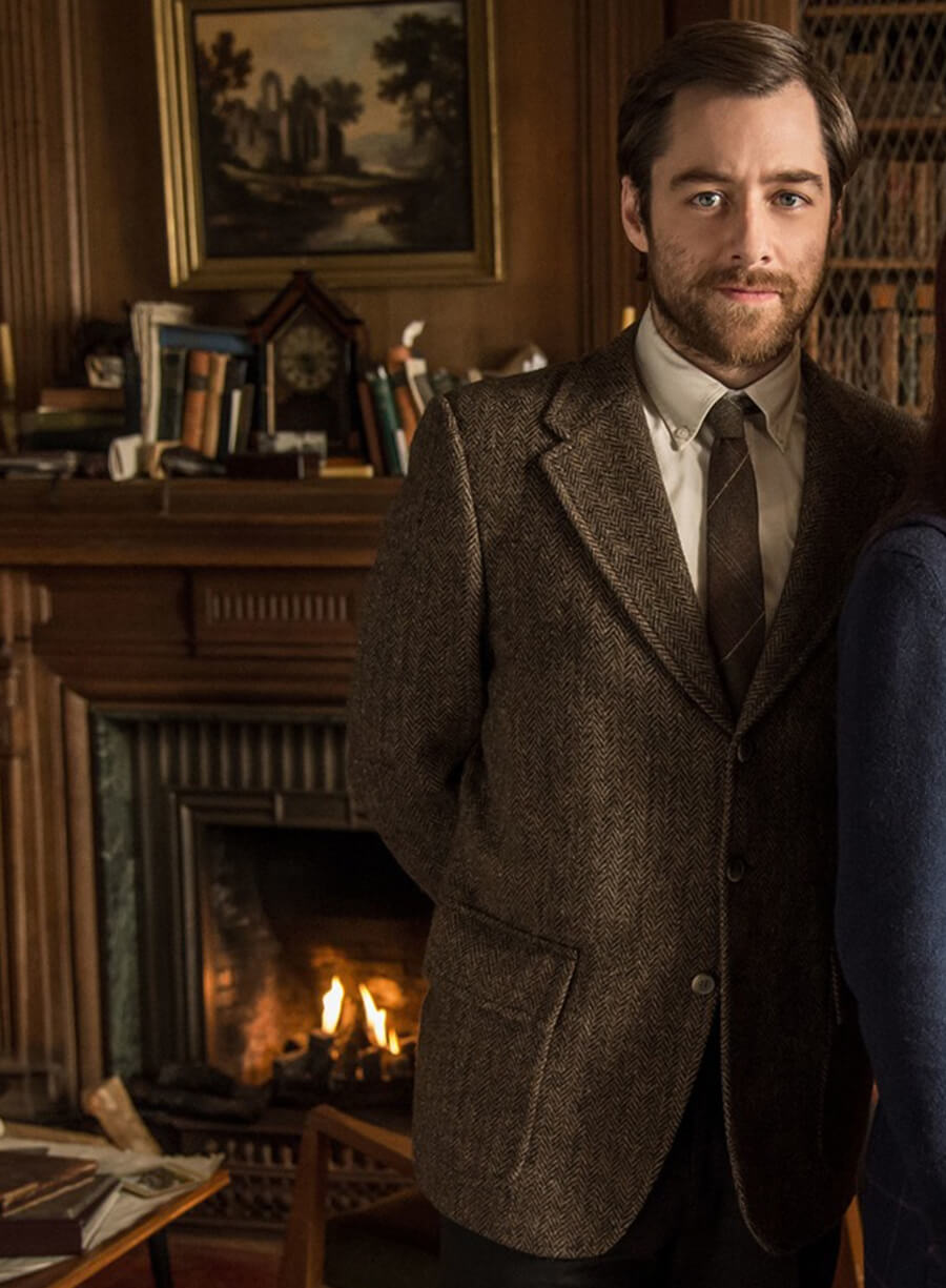 Roger Wakefield Outlander S2 Brown Wool Balzer