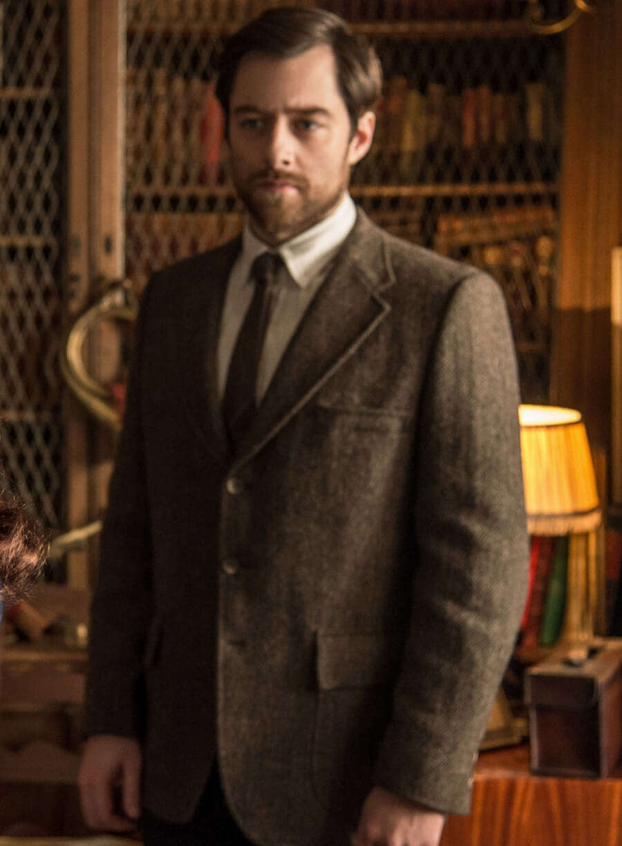 Roger Wakefield Outlander S2 Brown Wool Balzer