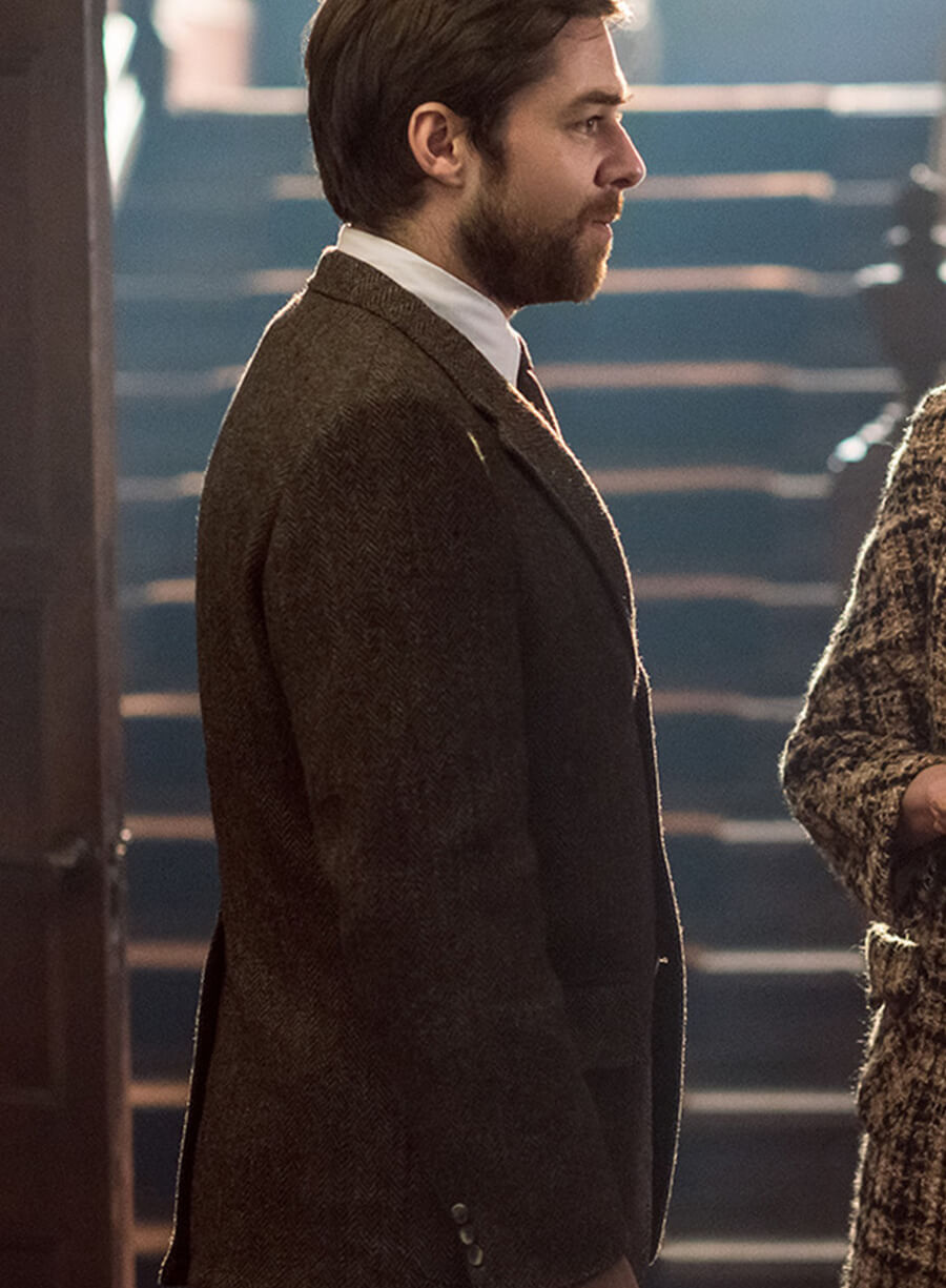 Roger Wakefield Outlander S2 Brown Wool Balzer