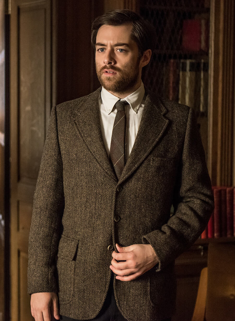 Roger Wakefield Outlander S2 Brown Wool Balzer