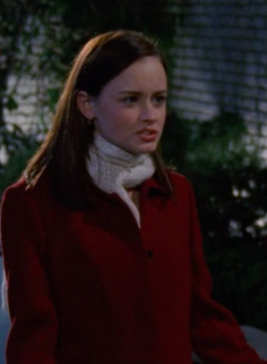 Rory Gilmore Girls S05 Red Wool Coat
