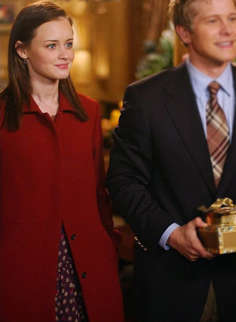 Rory Gilmore Girls S05 Red Wool Coat
