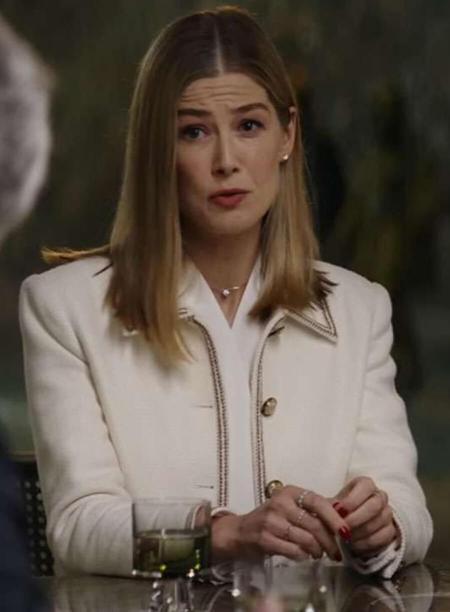 Rosamund Pike Now You See Me 3 White Jacket