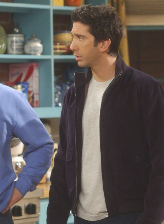 Ross Geller Friends Blue Jacket