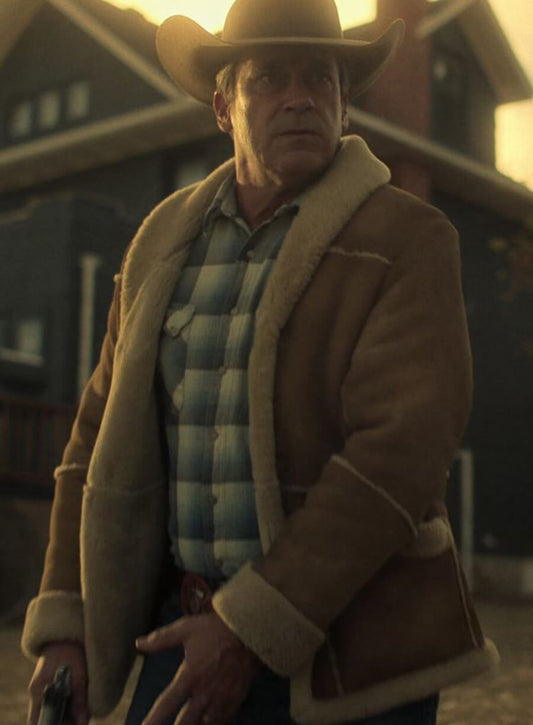 Roy Tillman Fargo S05 Brown Leather Jacket