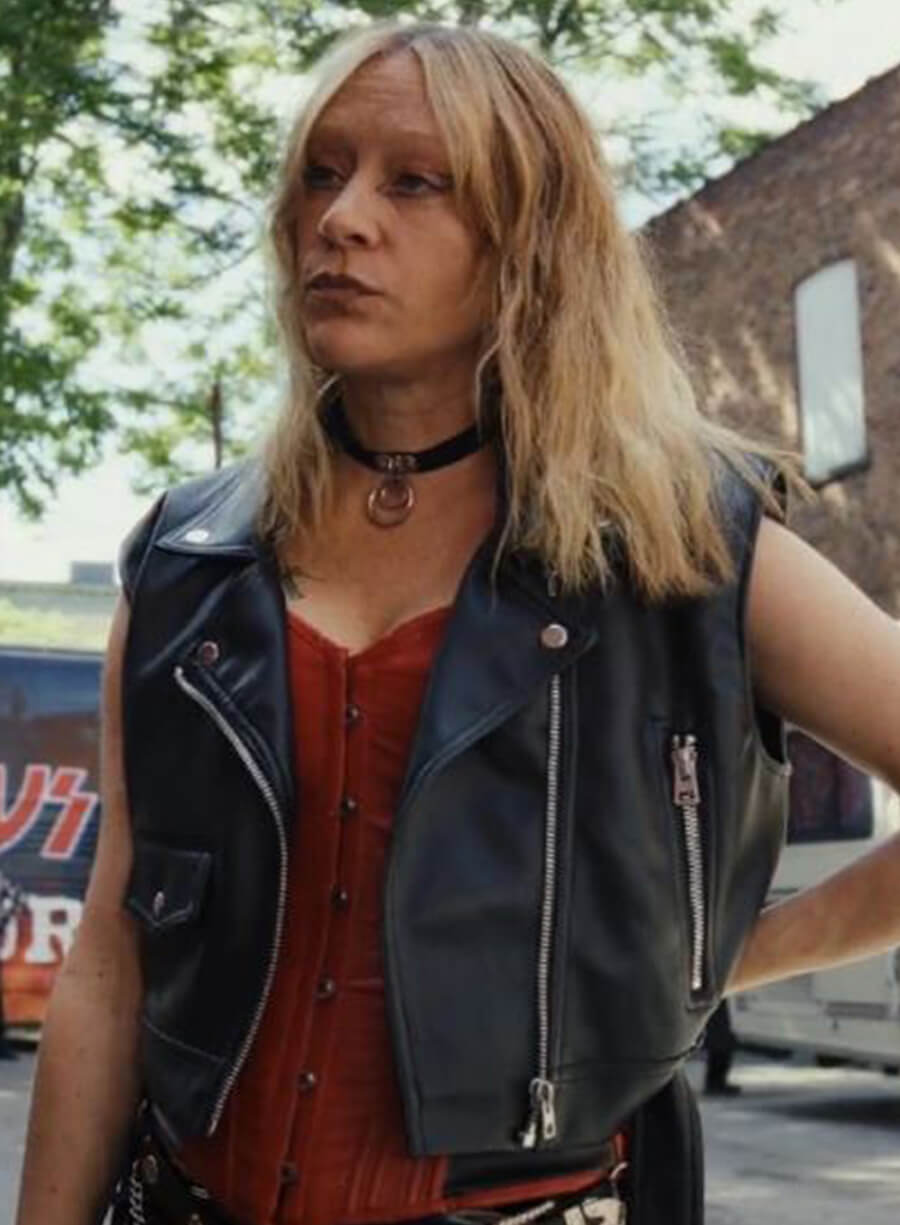 Ruby Ruin Poker Face Biker Leather Vest