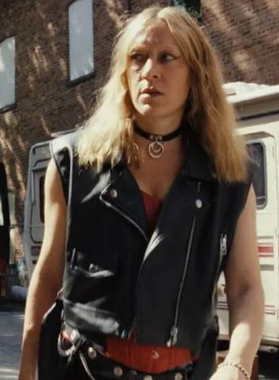 Ruby Ruin Poker Face Biker Leather Vest