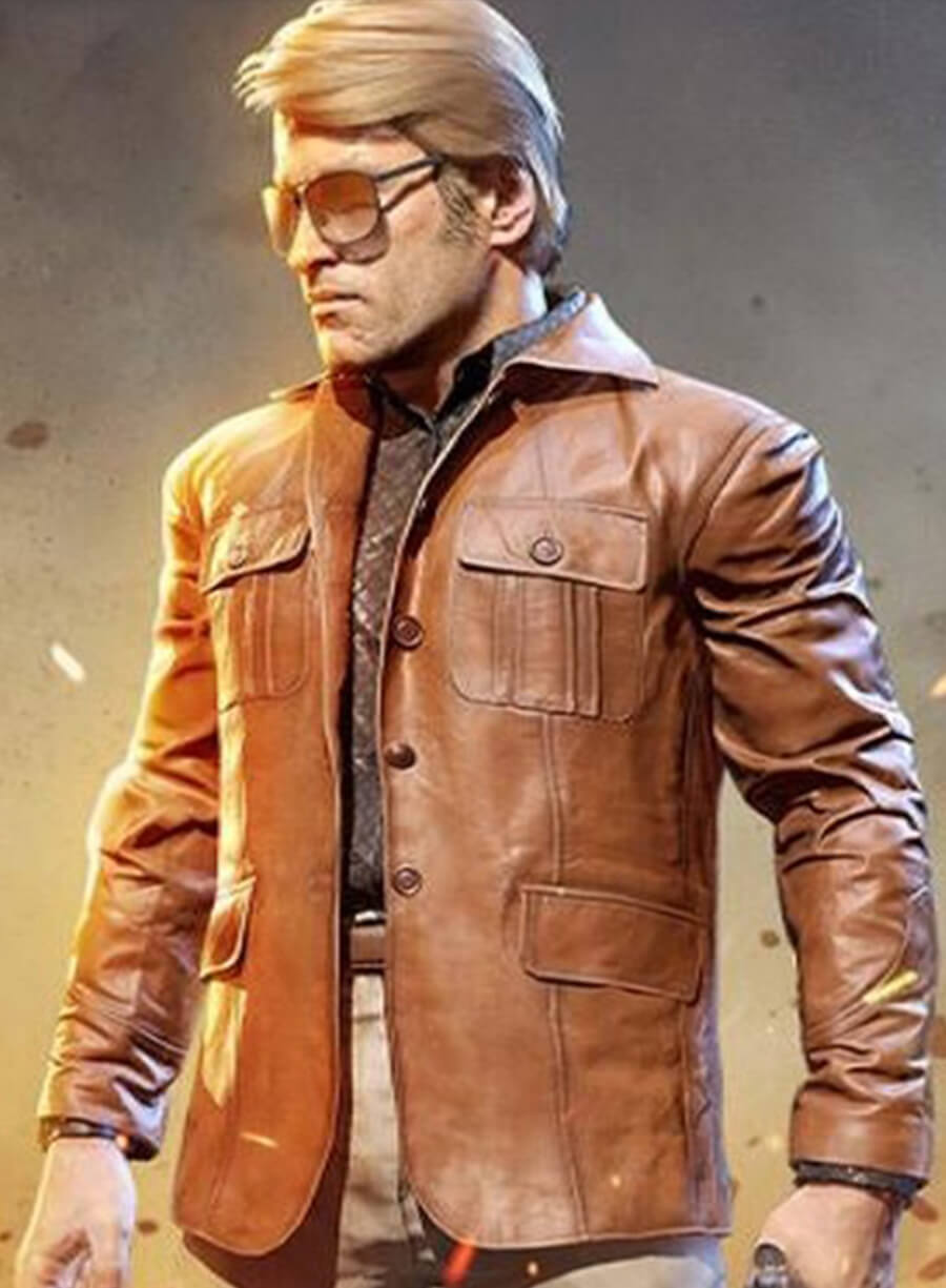  Russell Adler Call Of Duty Black Ops Leather Jacket