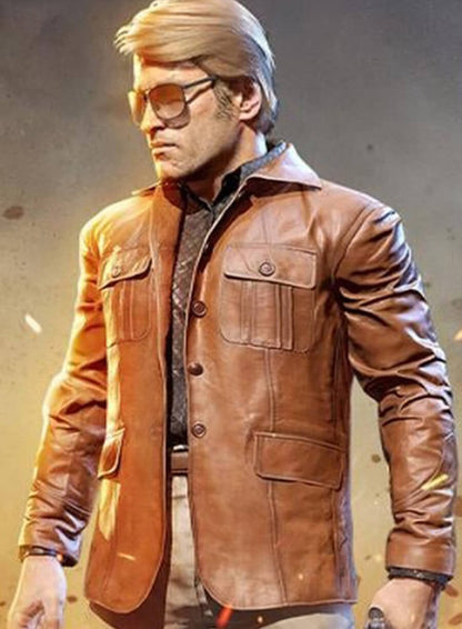  Russell Adler Call Of Duty Black Ops Leather Jacket