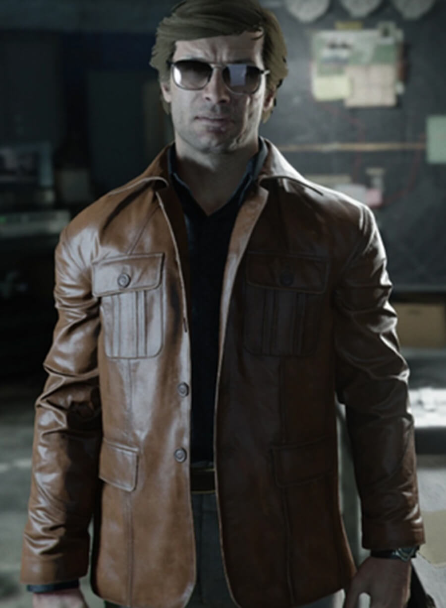 Russell Adler Call Of Duty Black Ops Leather Jacket