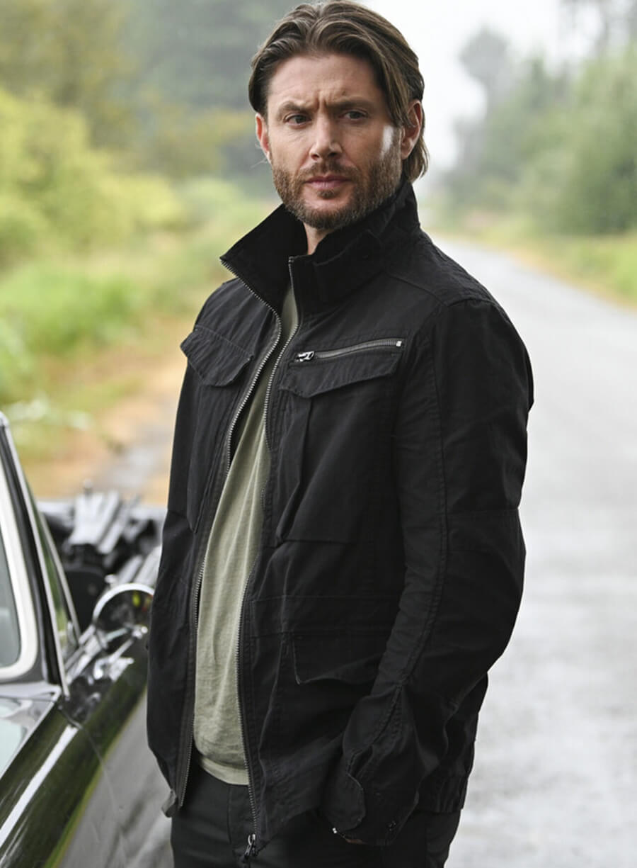 Russell Shaw Tracker Black Cotton Jacket