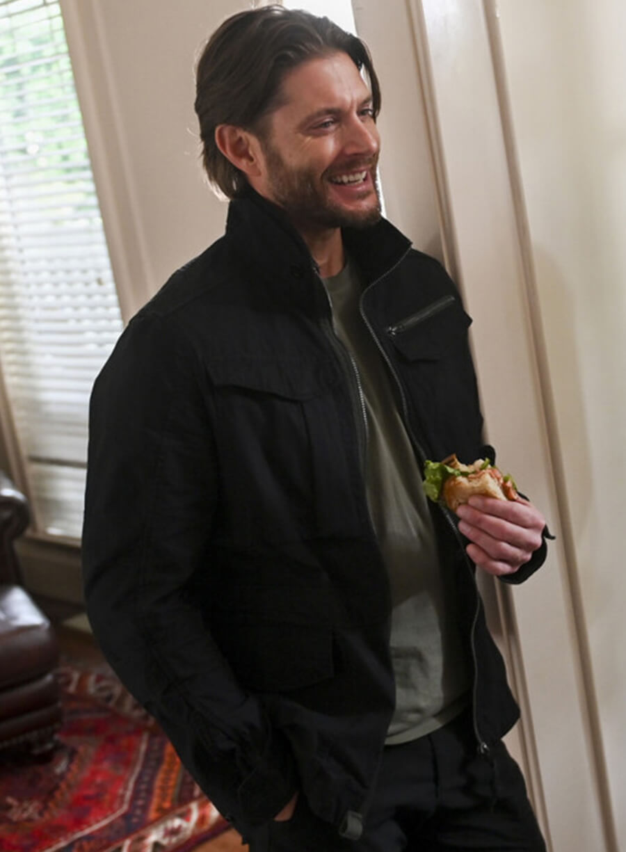 Russell Shaw Tracker Black Cotton Jacket