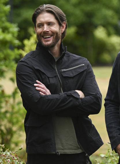 Russell Shaw Tracker Black Cotton Jacket